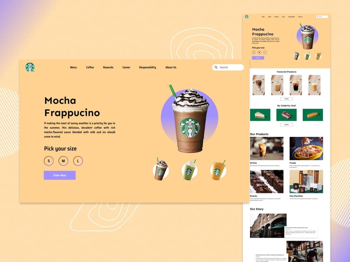 Starbucks Landing Page